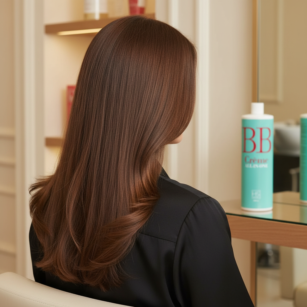 BB Creme finished-hair result