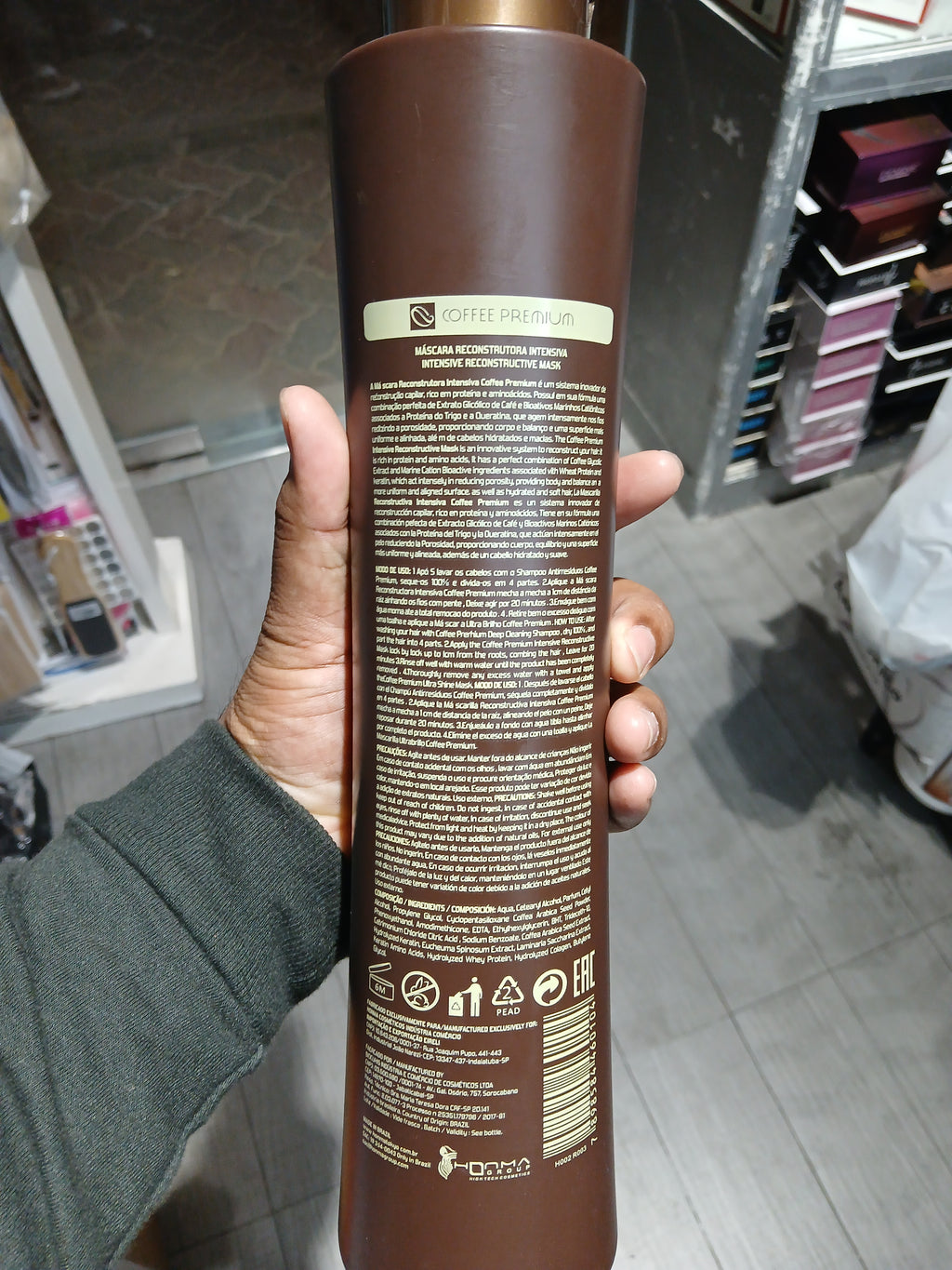 Honma Tokyo Coffee Preimium Hair Treatment Protein 1000ml