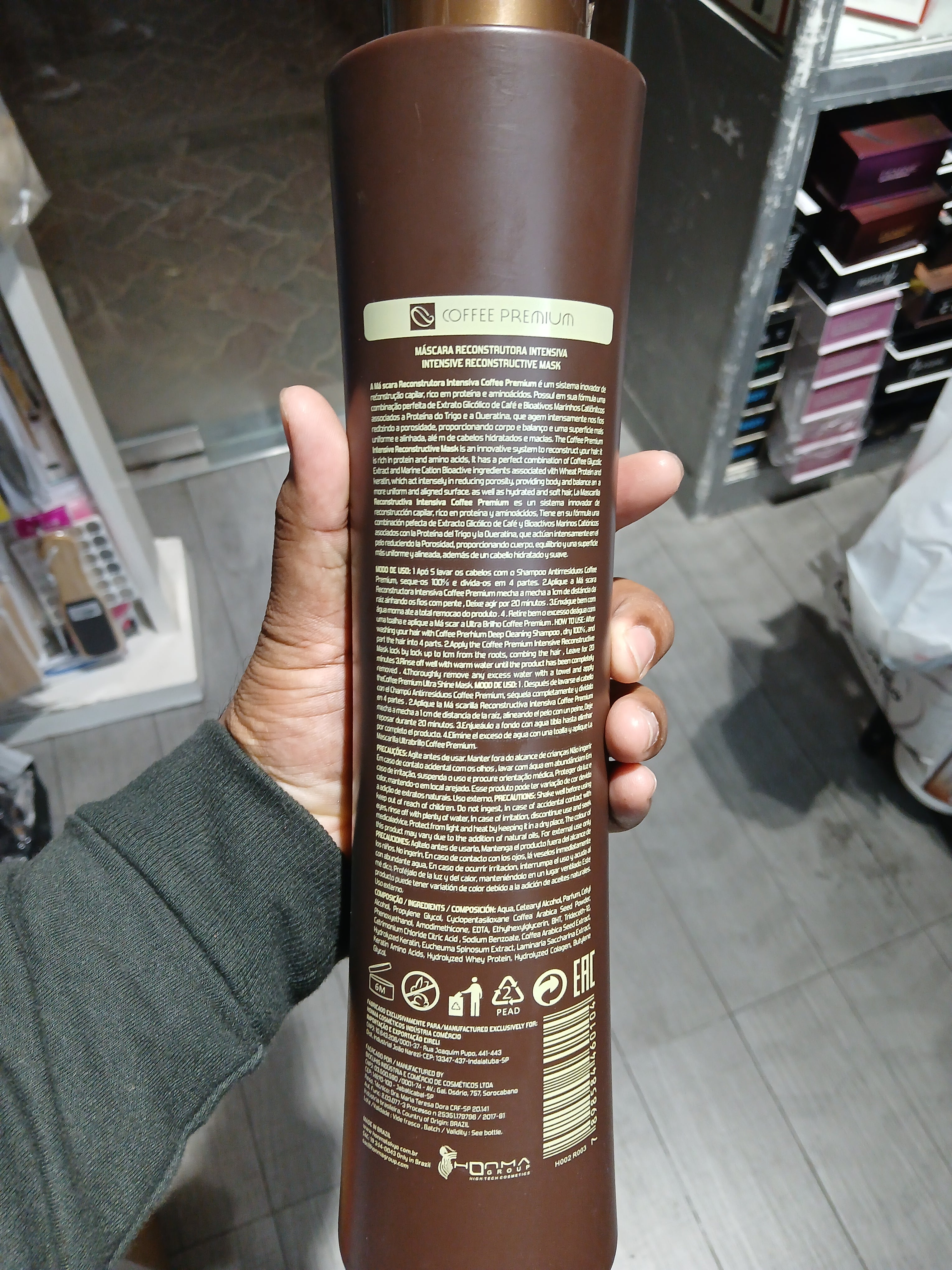 Honma Tokyo Coffee Preimium Hair Treatment Protein 1000ml