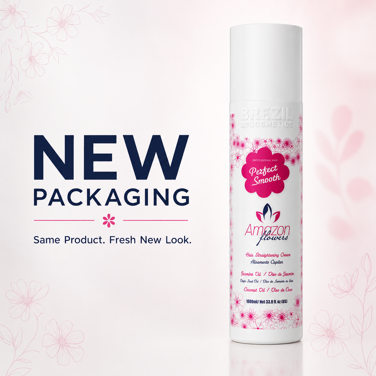 Amazon Flowers Hair Treatment Protein 1L – Smooth & Frizz Control