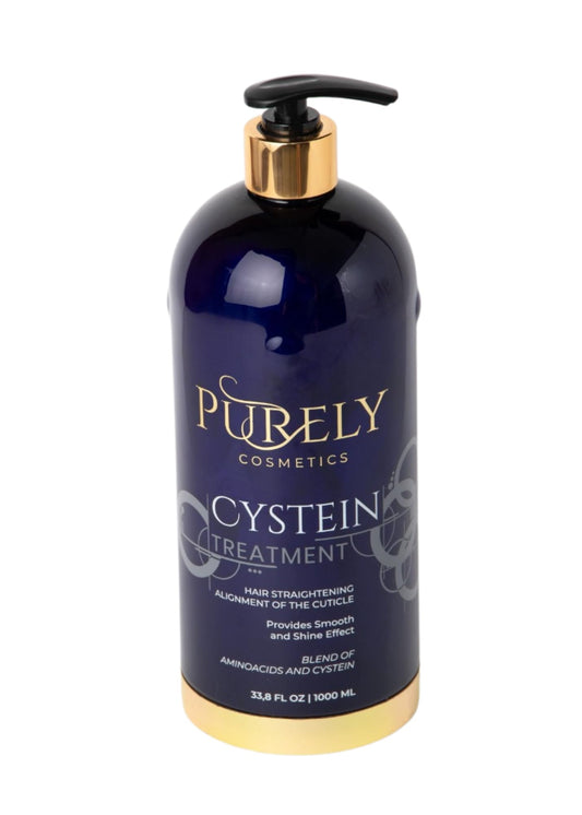 Cysteine Treatment 1000 ml, Straightening Treatment for Damaged Curly & Frizzy Hair, Formaldehyde Free, 100% Safe Hair Types