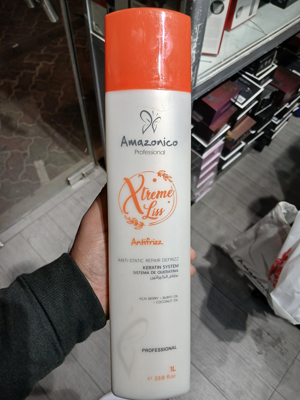 Amazonico Xtreme Anti-Frizz Professional Hair Treatment 1000ml