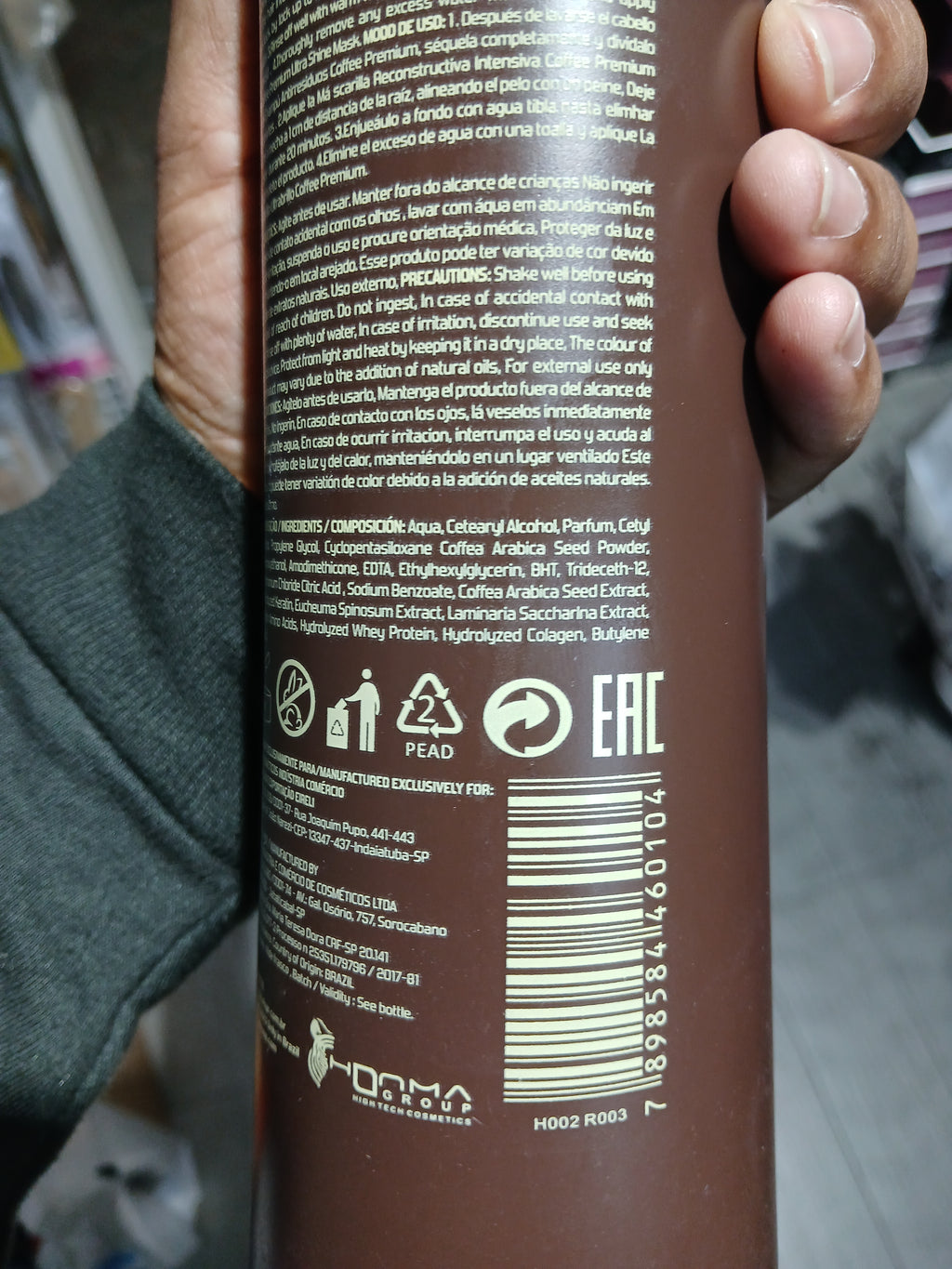 Honma Tokyo Coffee Preimium Hair Treatment Protein 1000ml