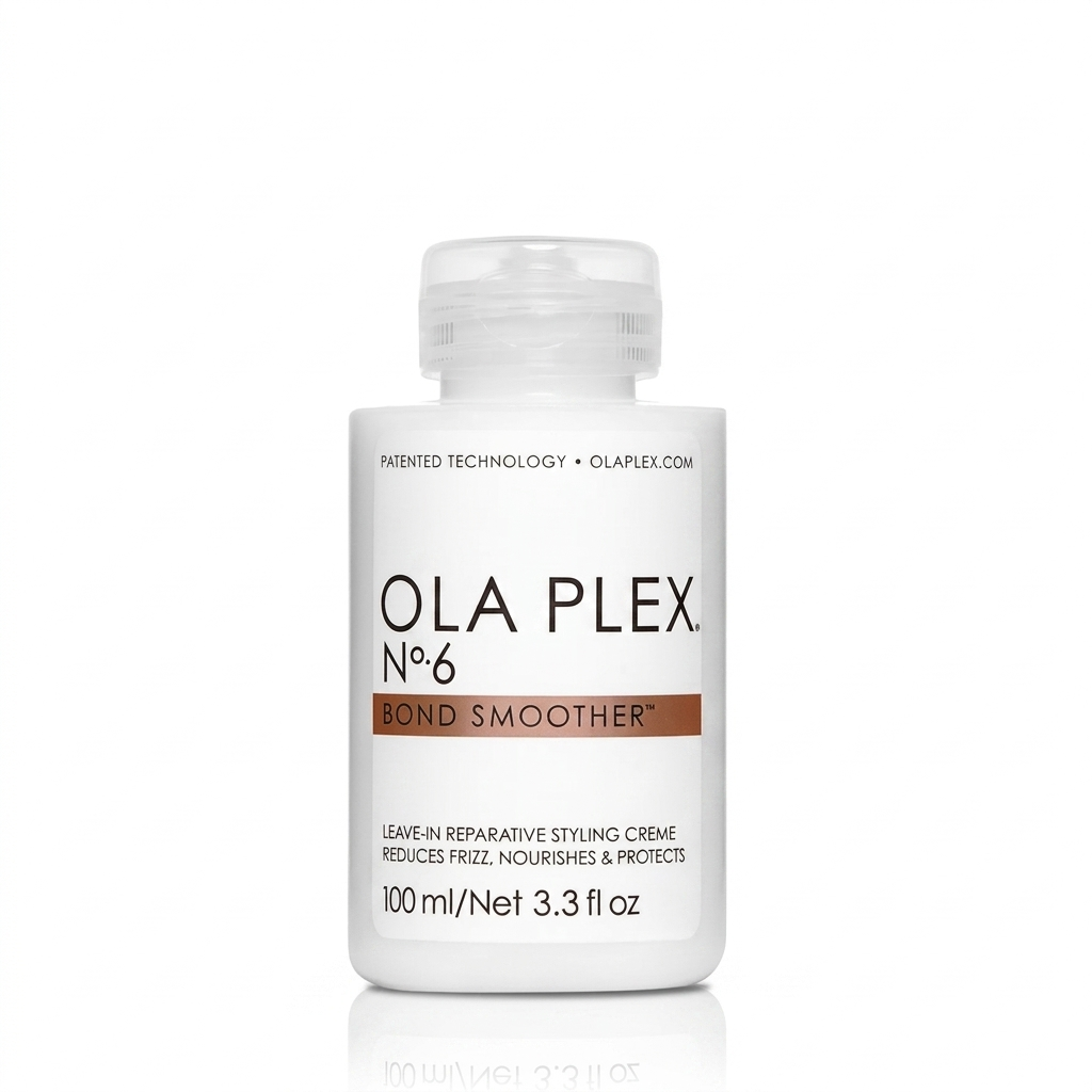 OLA PLEX No. 6 Bond Smoother, Leave-In Styling Hair Cream Treatment, Smooths, Conditions, & Strengthens, Frizz Control for Up to 72 Hours, For All Hair Types, 100 mL / 3.3 Fl. Oz.