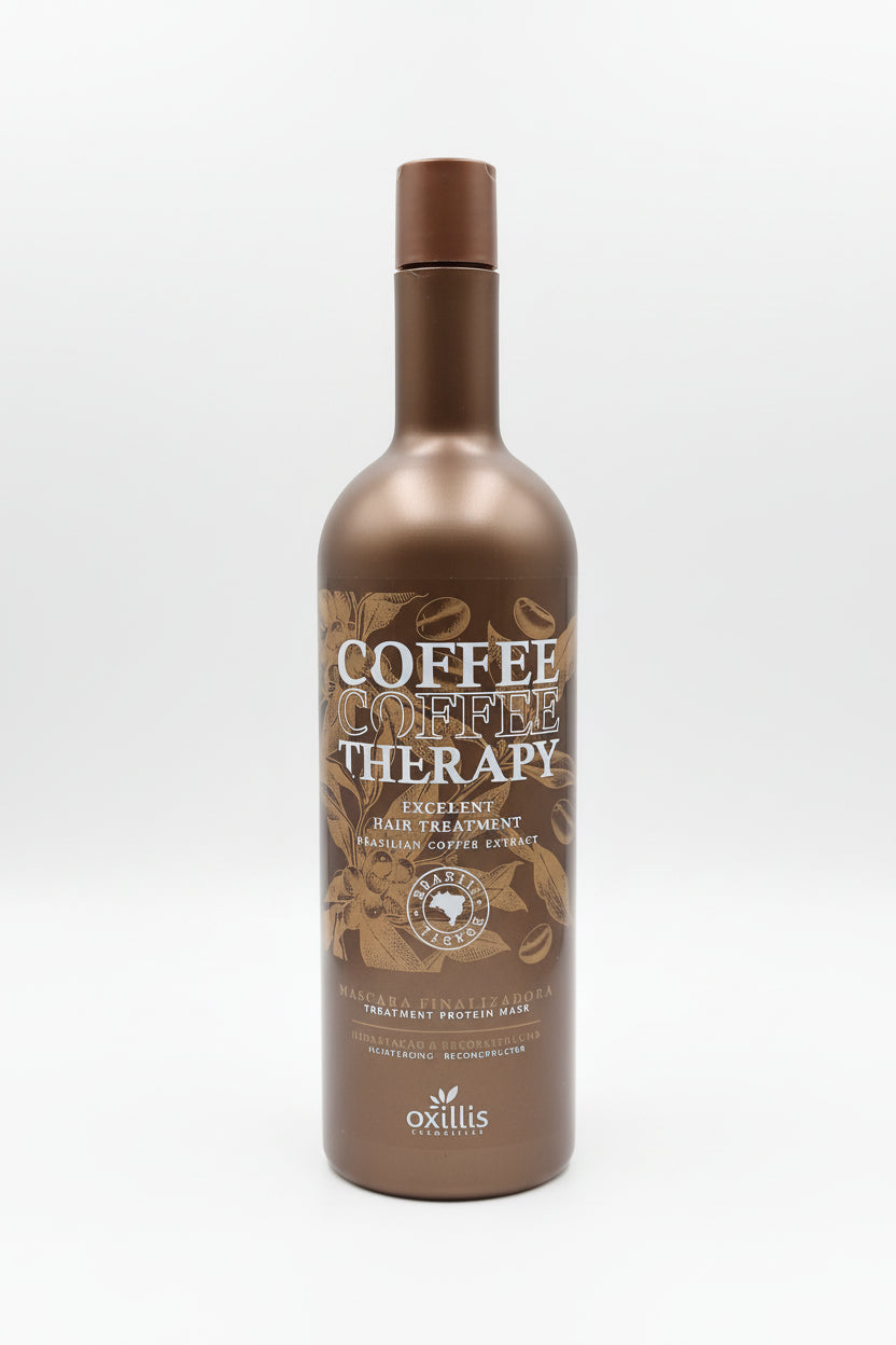 OXILLIS Coffee Therapy Brazilian Protein Hair Straightener Treatment For All Hair Types 1000ml