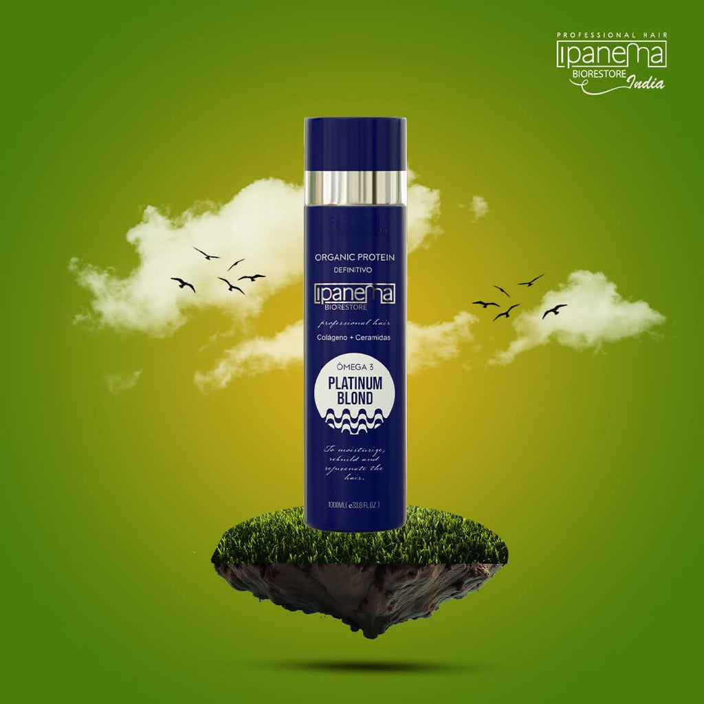 Ipanema Hair Treatment Protein 1000ml Brazilian Protein Keratin Smooth Frizz-Free Hair UAE