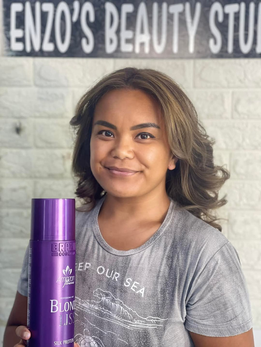 Amazon Flower Blond Liss Hair Treatment Protein 1000ml